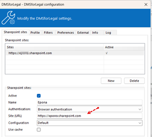 Browser Authentication request URL