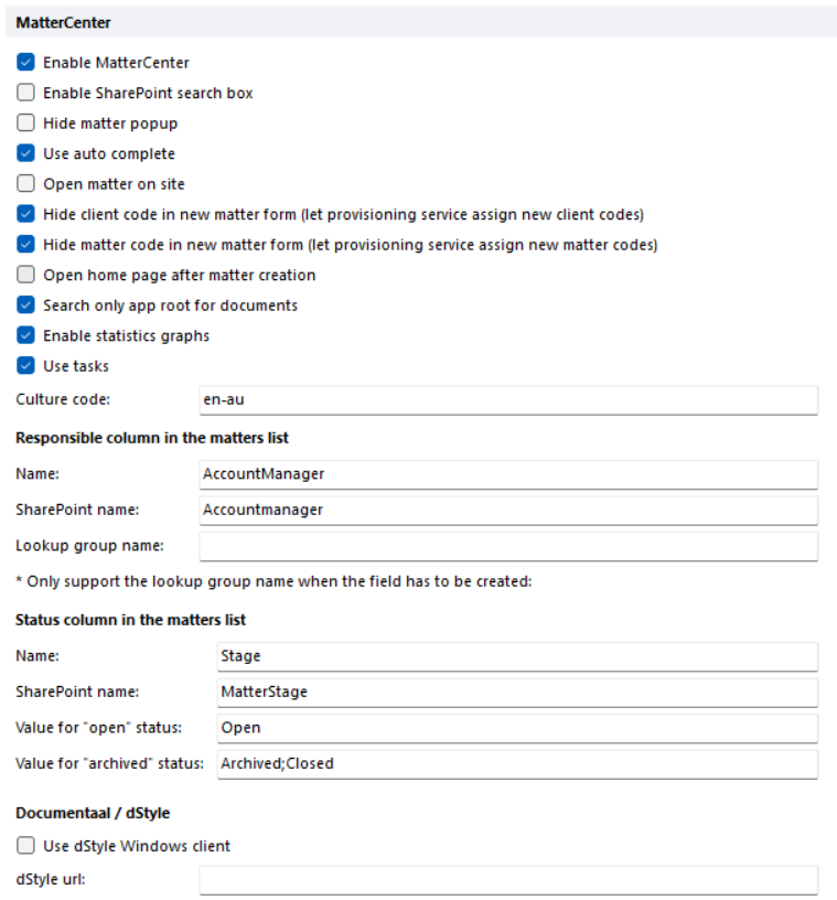 DMSconfigmgr-MatterCenter