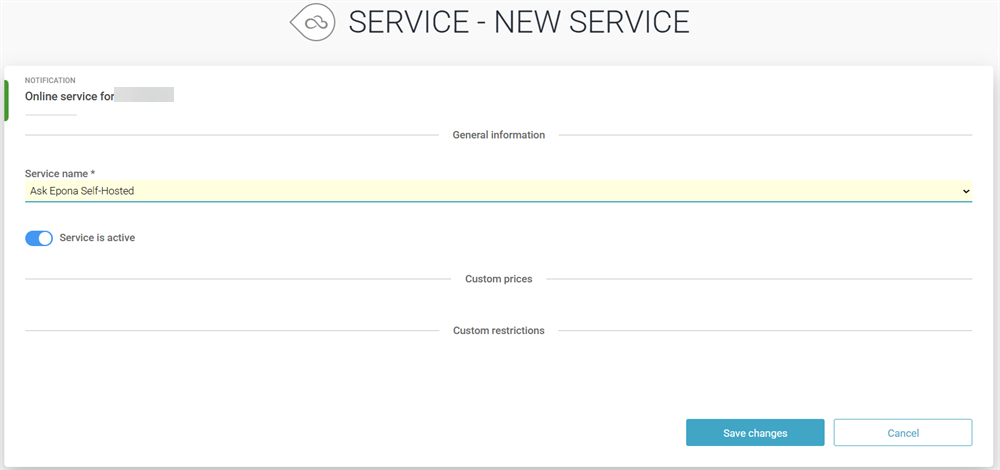SLMNEwServiceSelfHosted