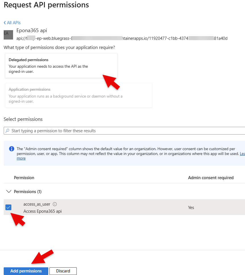 acccesasuserPermissionAddingEpona365API
